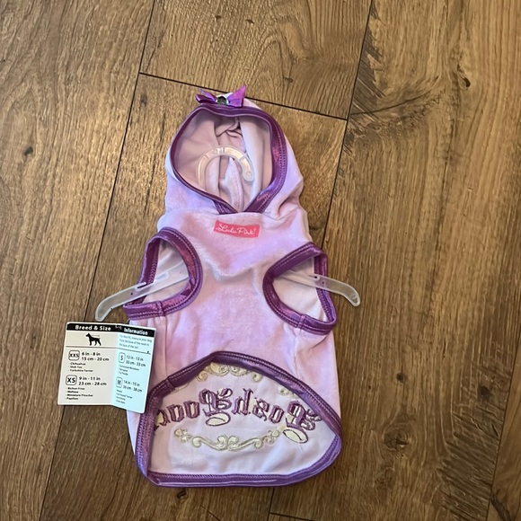 *SOLD* Lulu Pink “Posh Pooch” Hoodie (Girl) XS - Picture 2 of 4